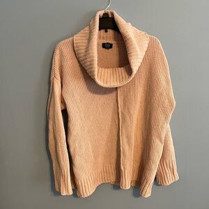 Jones New York Blush Pink Turtleneck Sweater